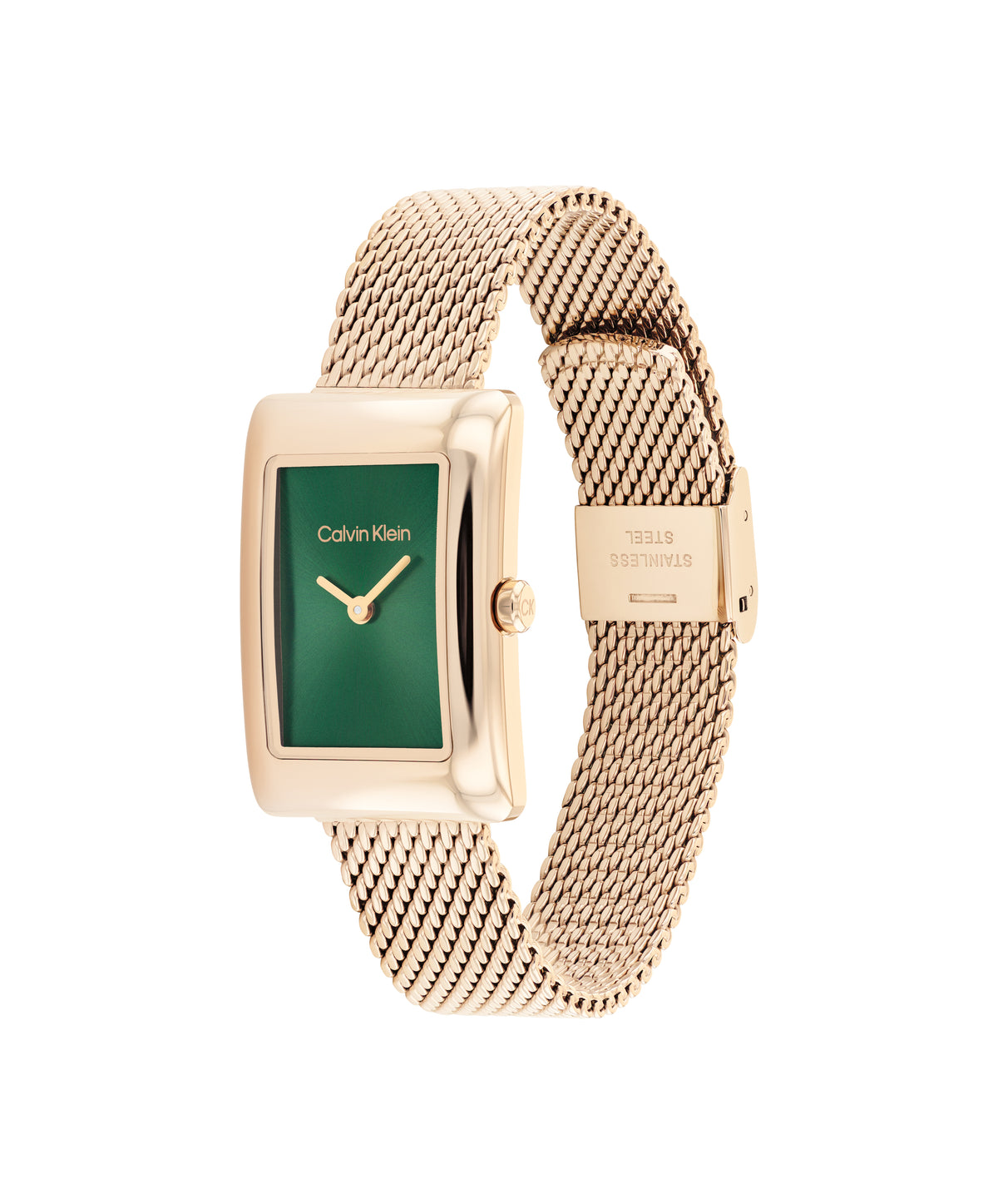 Calvin Klein 25200395 Women's Ionic Carnation Gold Plated Steel Mesh Watch