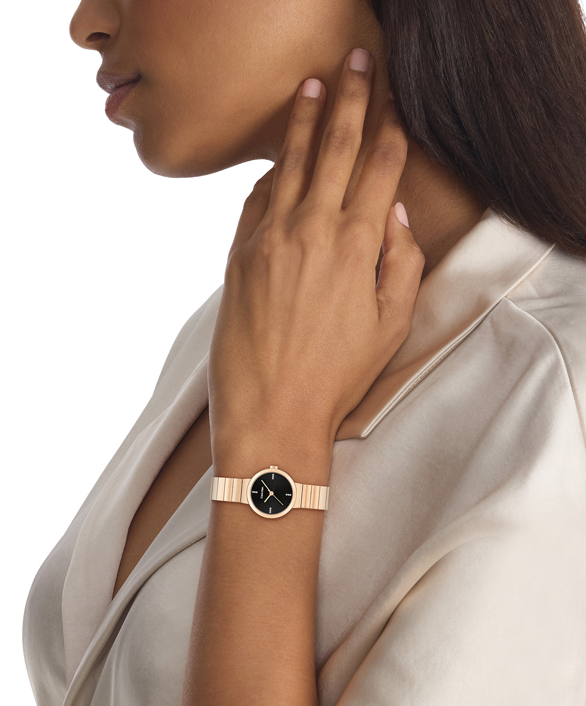Calvin Klein 25200417 Unisex Ionic Rose Gold Plated Steel Watch