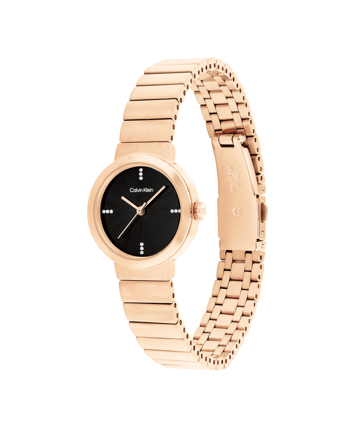 Calvin Klein 25200417 Unisex Ionic Rose Gold Plated Steel Watch