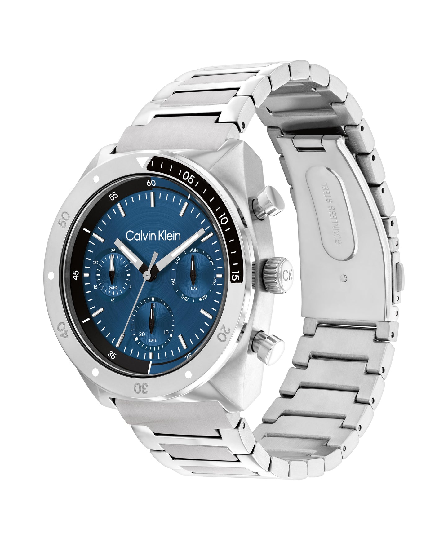 Calvin Klein 25200464 Men's Stainless Steel & Blue Dial Watch