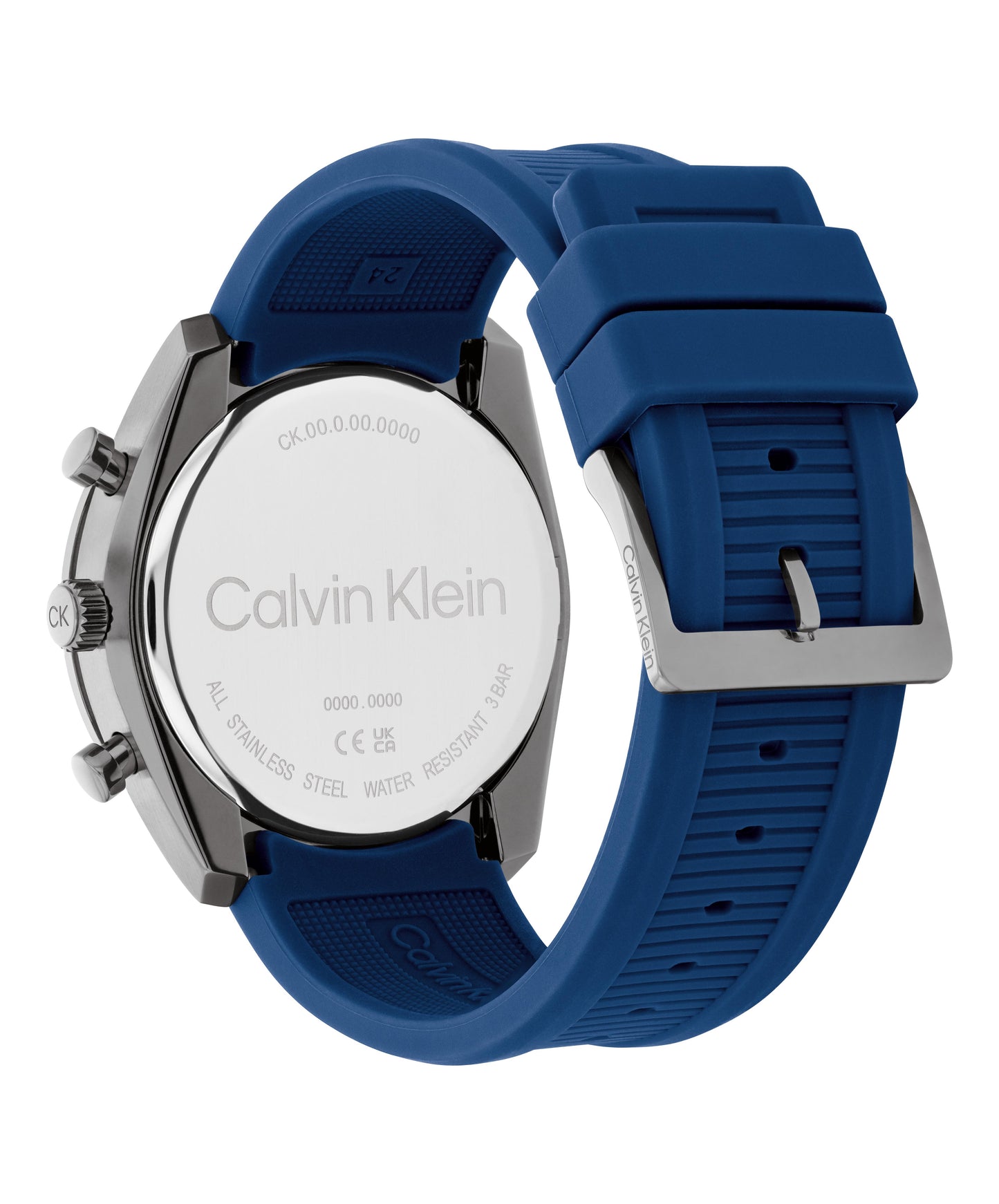 Calvin Klein 25200468 Men's Blue Silicone Strap Quartz Watch