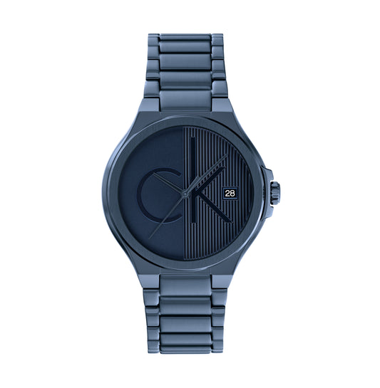 Calvin Klein 25200484 Men's Ionic Plated Blue Steel Watch