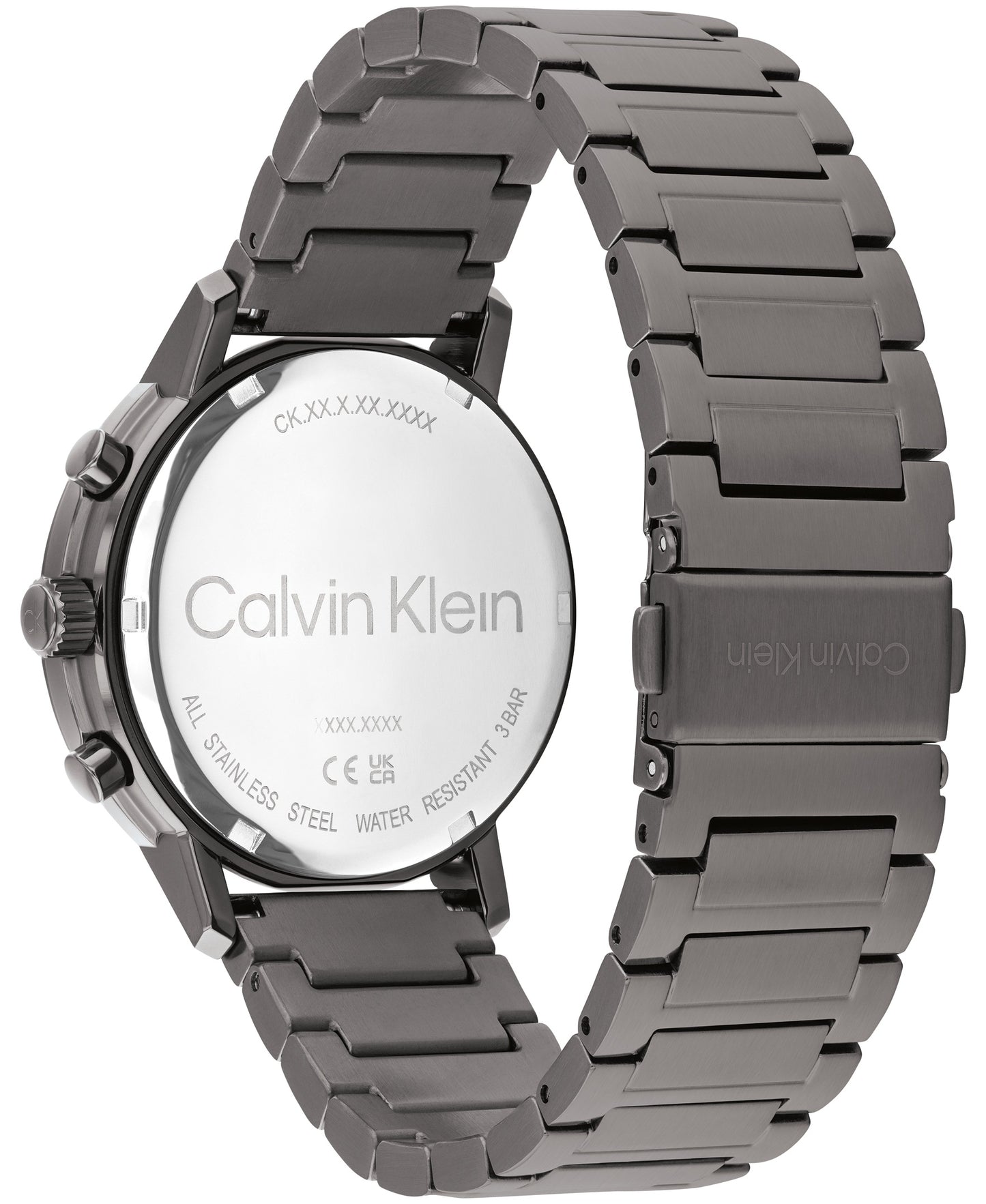 Calvin Klein 25200495 Chronograph Ionic Plated Grey Steel Men's Watch
