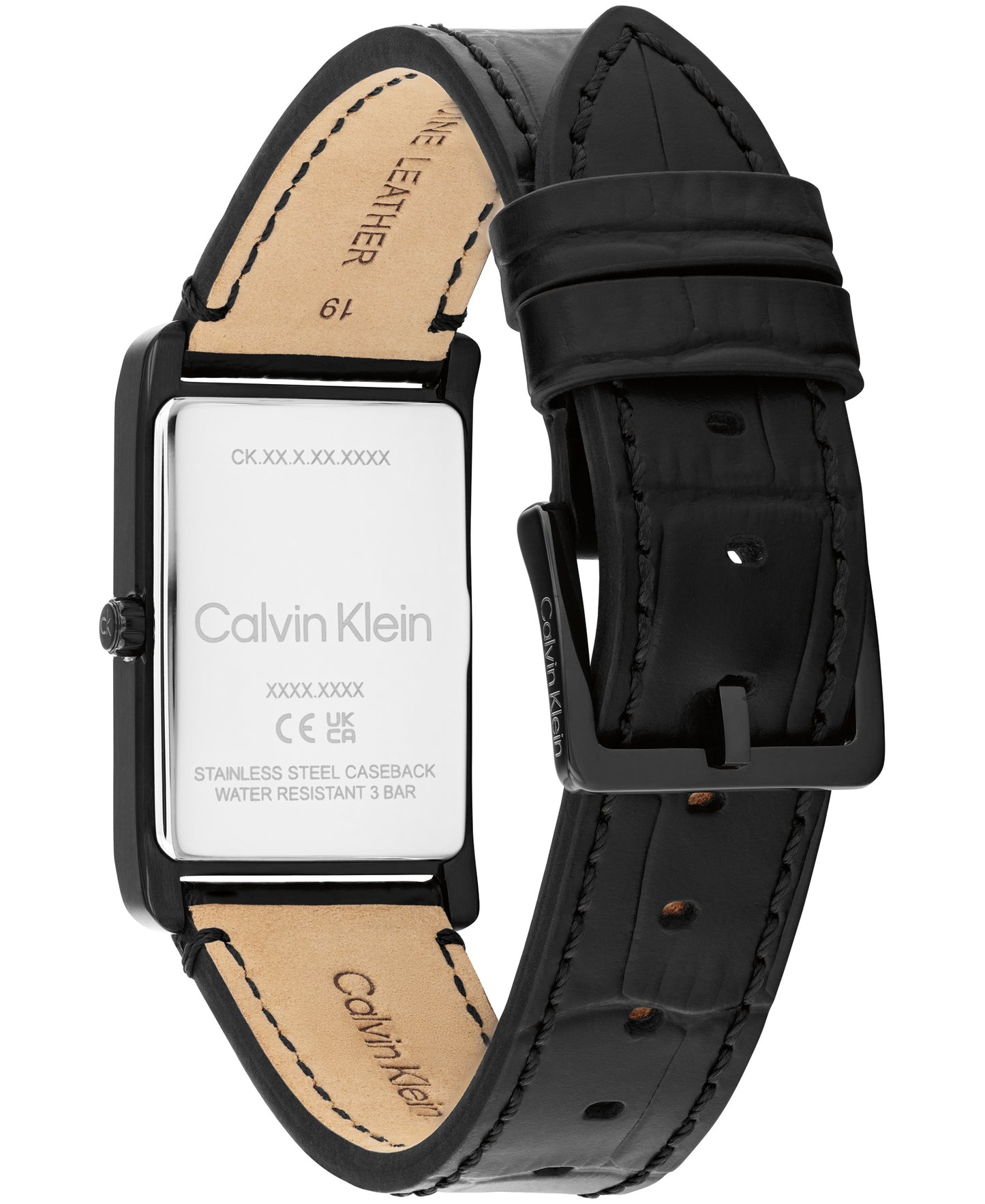 Calvin Klein 25200531 Men's Black Leather Quartz Watch