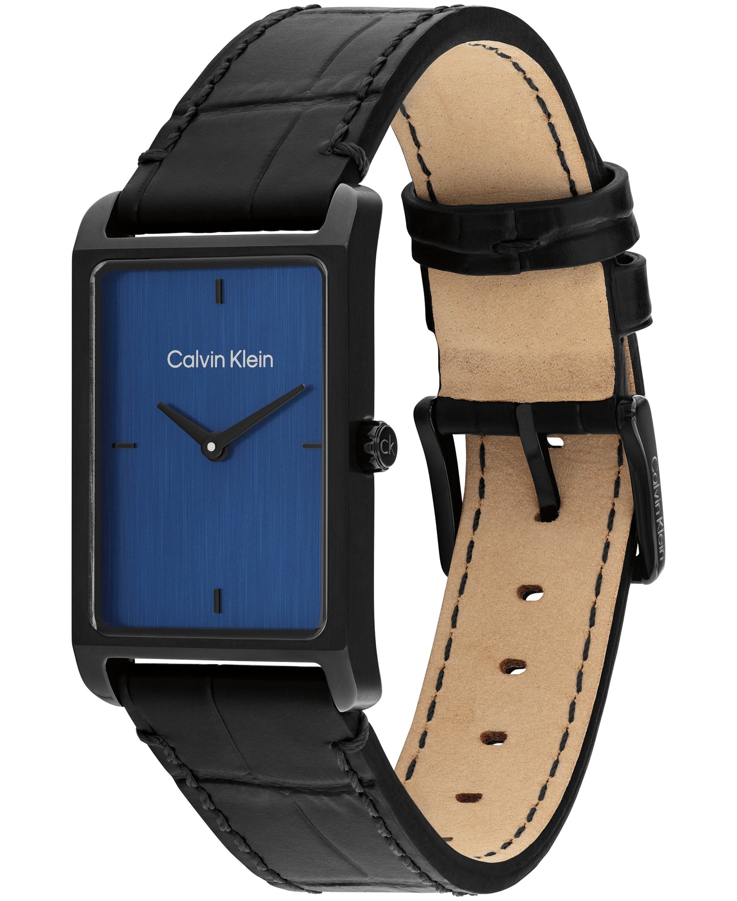Calvin Klein 25200531 Men's Black Leather Quartz Watch