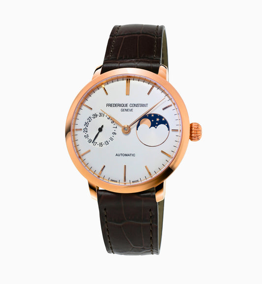 Frederique Constant Slimline Moonphase Automatic Men's Watch FC-702V3S4
