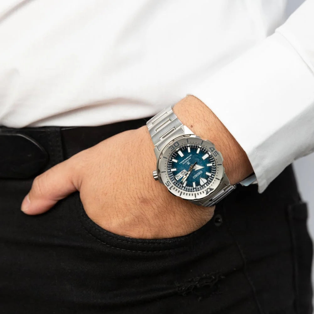 Seiko Prospex Antartica Monster Save the Ocean Automatic Gen 4 Diver Men's Watch SRPH75K1