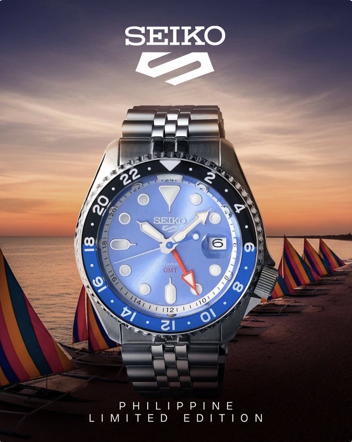 Seiko 5 Sports SSK053K1 "MINDANAO" 6th Philippine Limited Edition Automatic Watch