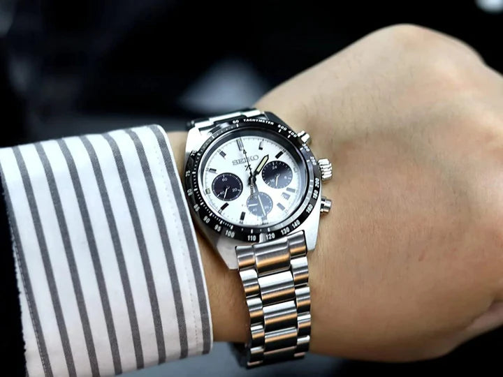 Seiko Prospex Solar Men's Automatic White Panda SSC813P1