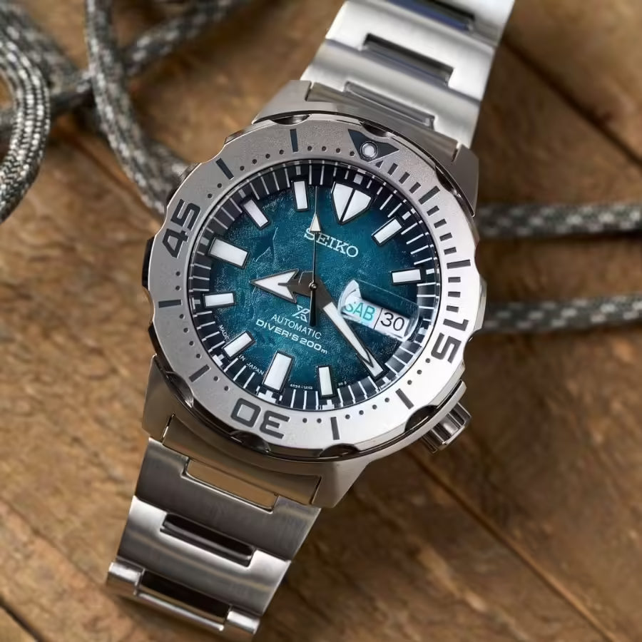Seiko Prospex Antartica Monster Save the Ocean Automatic Gen 4 Diver Men's Watch SRPH75K1