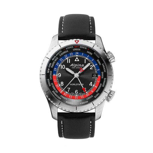 Alpina Startimer Pilot Quartz Worldtimer  AL-255BRB4S26