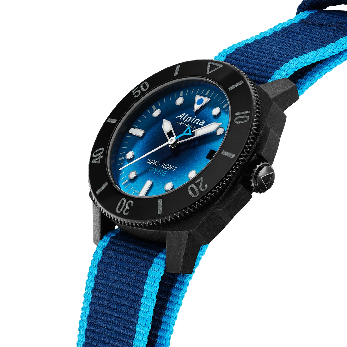 Alpina Seastrong Diver Gyre Automatic Smoked Blue AL-525LNSB3VG6