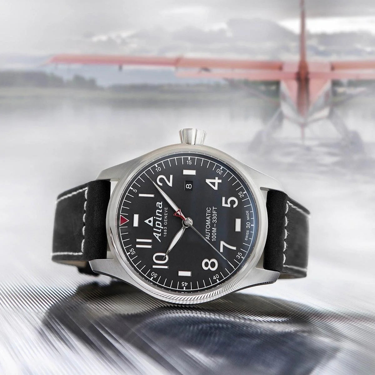 Alpina Startimer Pilot Automatic Matte Dark Blue 44MM AL-525NN4S6