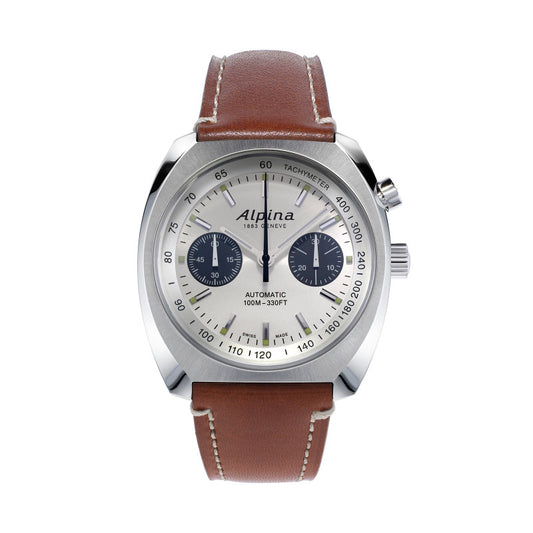 Alpina Startimer Pilot Heritage Chronograph Automatic Silver AL-727SS4H6