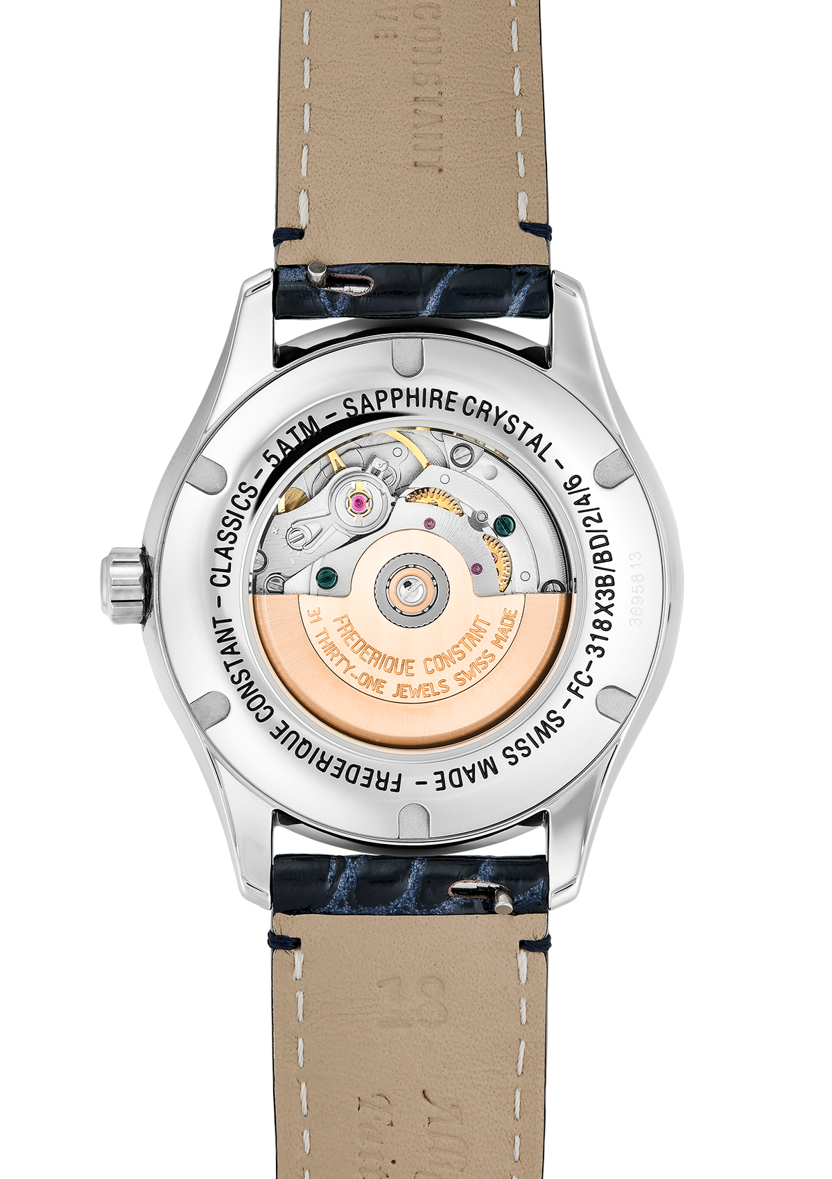 Frederique Constant Automatic Mother of Pearl Dial Ladies Watch FC-318MPWN3B6
