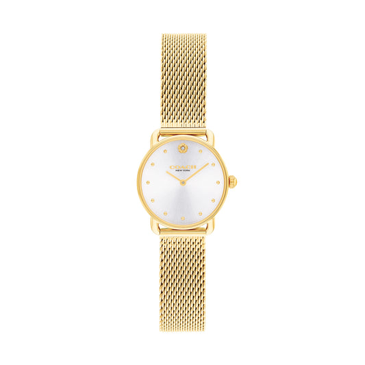 Coach 14504223 Women's Ionic Plated Thin Gold Steel Mesh Watch