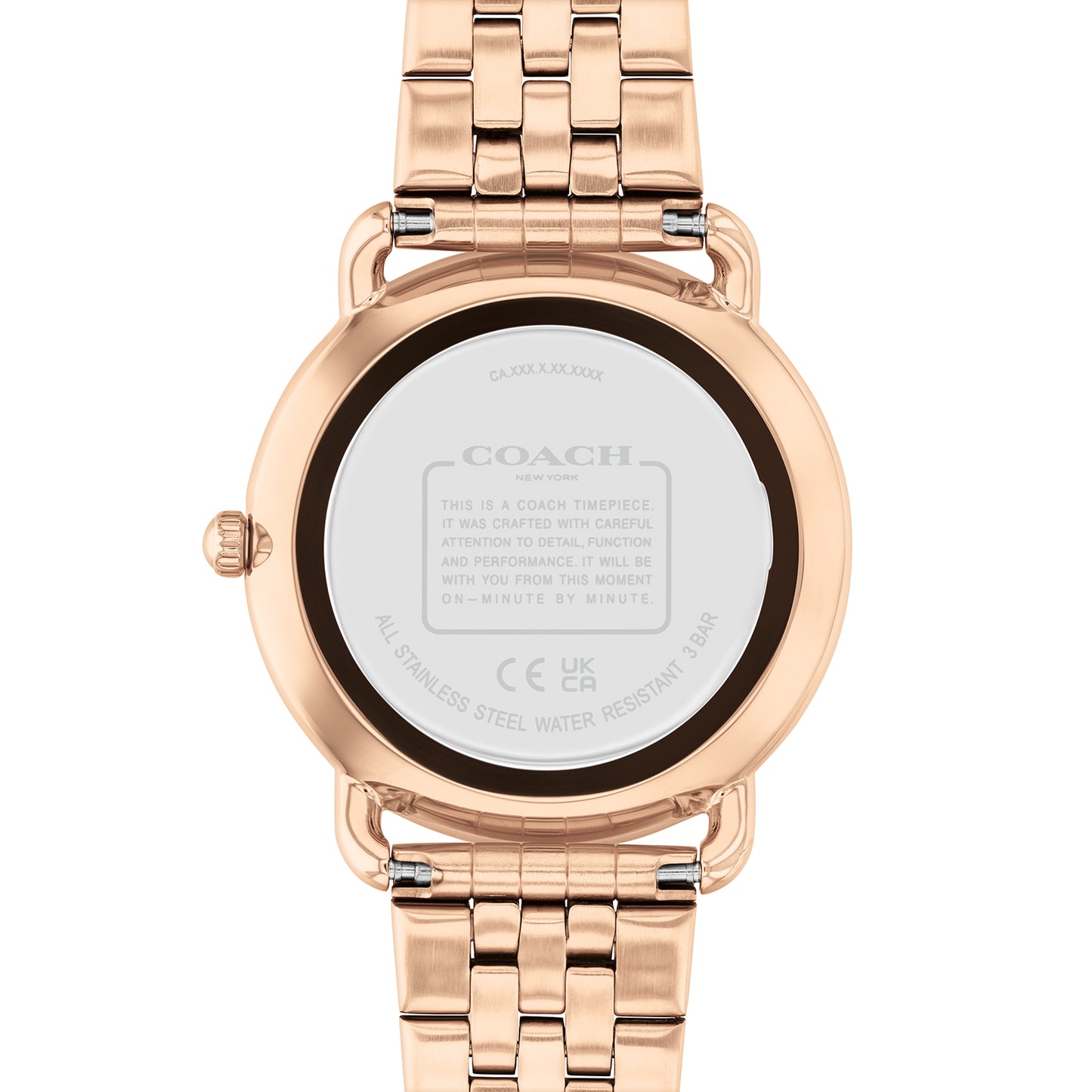 Coach 14504285 Women's Ionic Rose Gold Plated Steel Watch