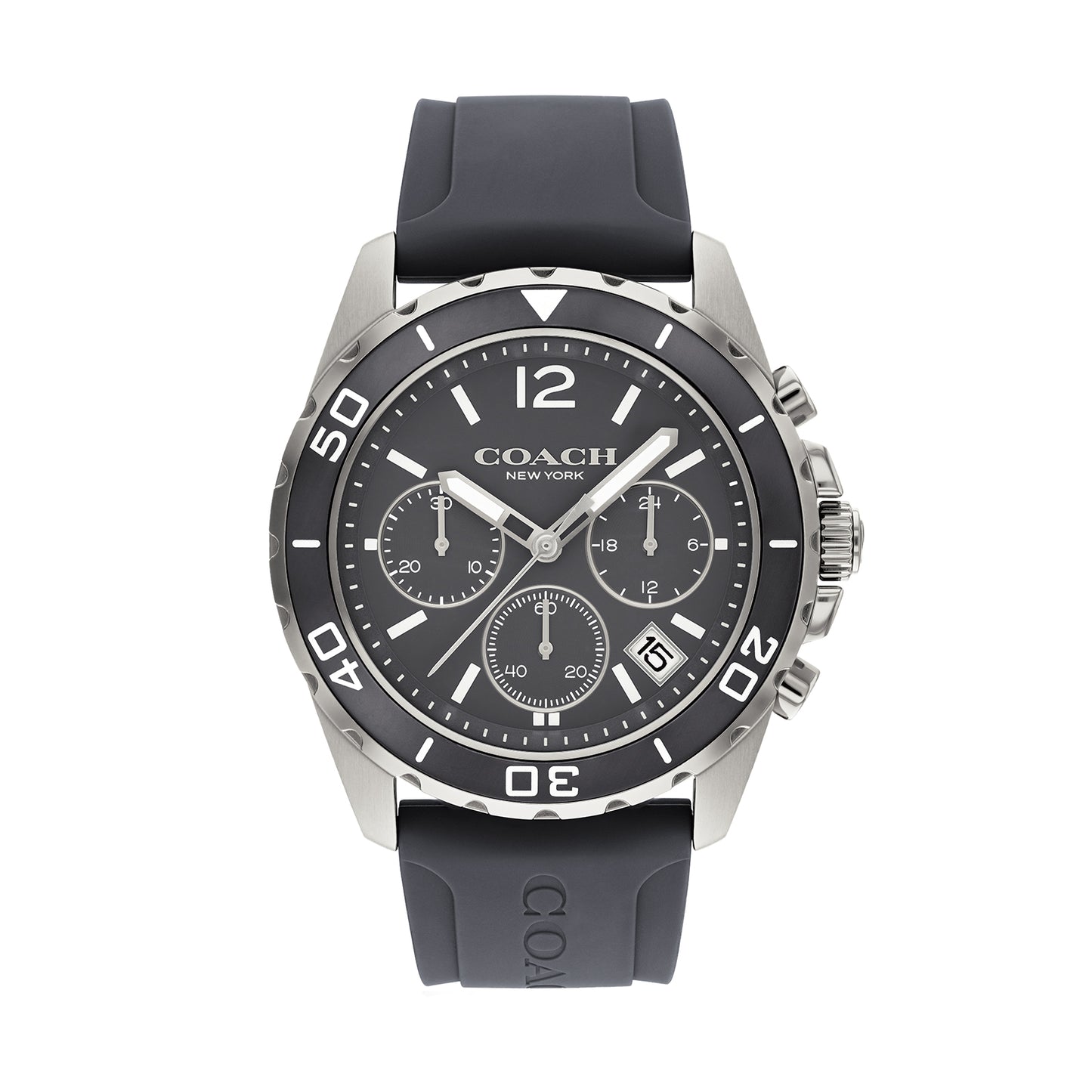 Coach 14602642 Men's Silicone Watch