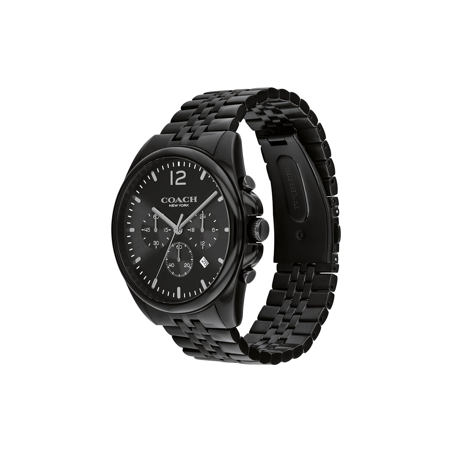 Coach 14602658 Men's Ionic Plated Black Steel Watch