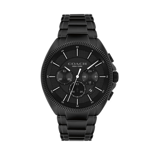 Coach 14602681 Men's Ionic Black Plated Steel Watch