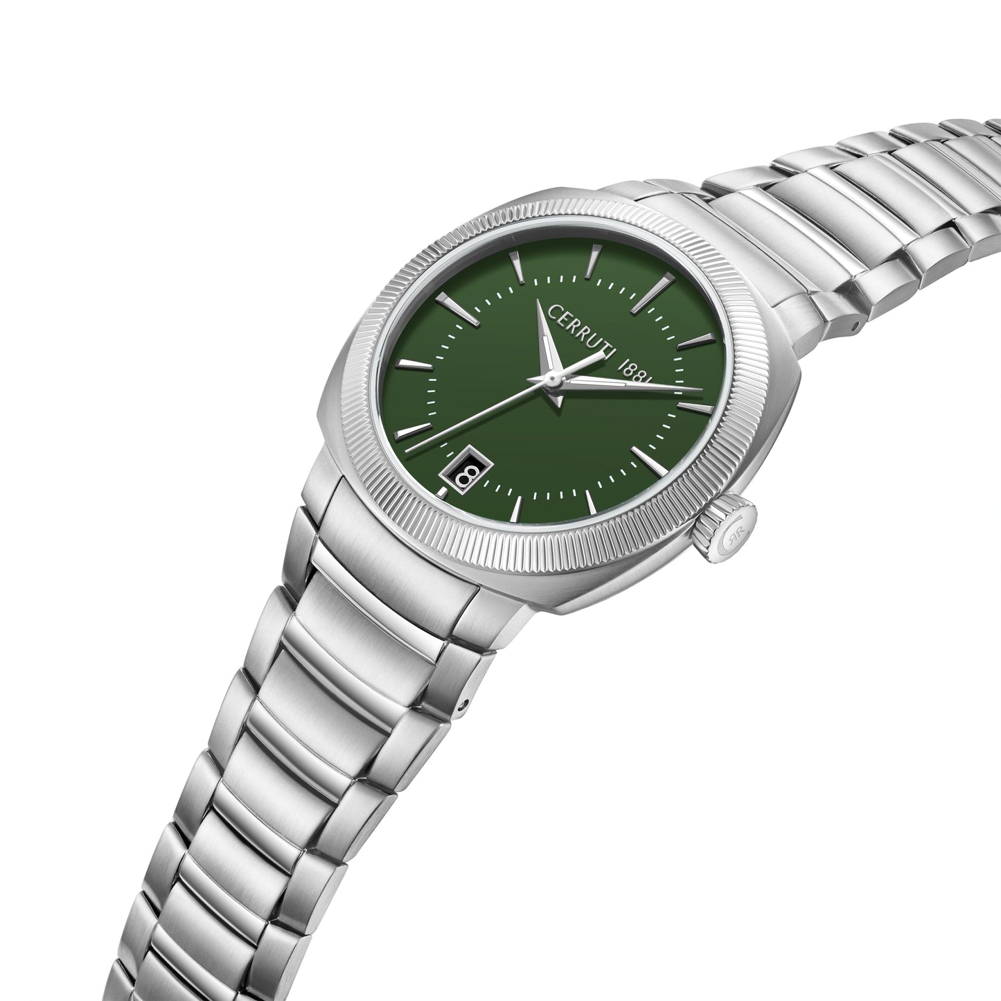 Cerruti 1881 Forli Men's Stainless Steel Green Dial Quartz Watch CIWGG0095901