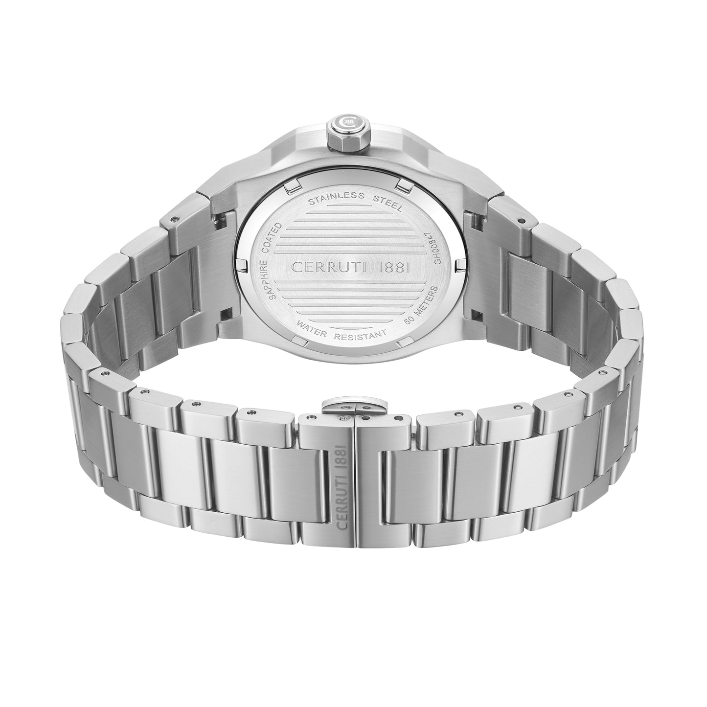 Cerruti 1881 Razzuolo Men's Stainless Steel Black Dial Quartz Watch CIWGH0084701