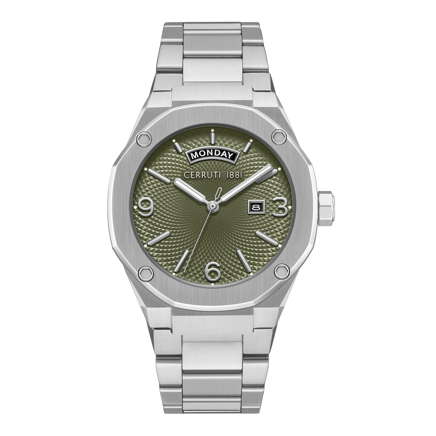 Cerruti 1881 Razzuolo Men's Stainless Steel Green Dial Quartz Watch CIWGH0084704