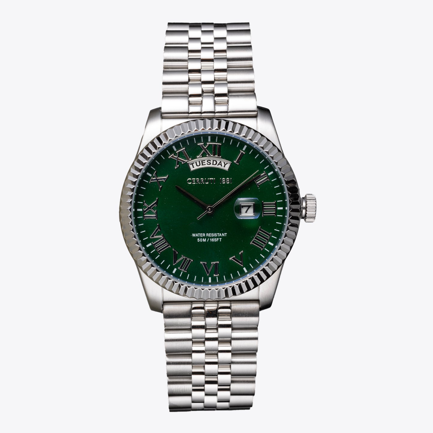 Cerruti 1881 Chienti Men's Stainless Steel Green Dial Quartz Watch CIWGH2117114