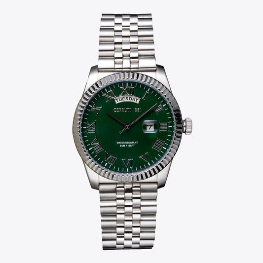 Cerruti 1881 Chienti Men's Stainless Steel Green Dial Quartz Watch CIWGH2117114