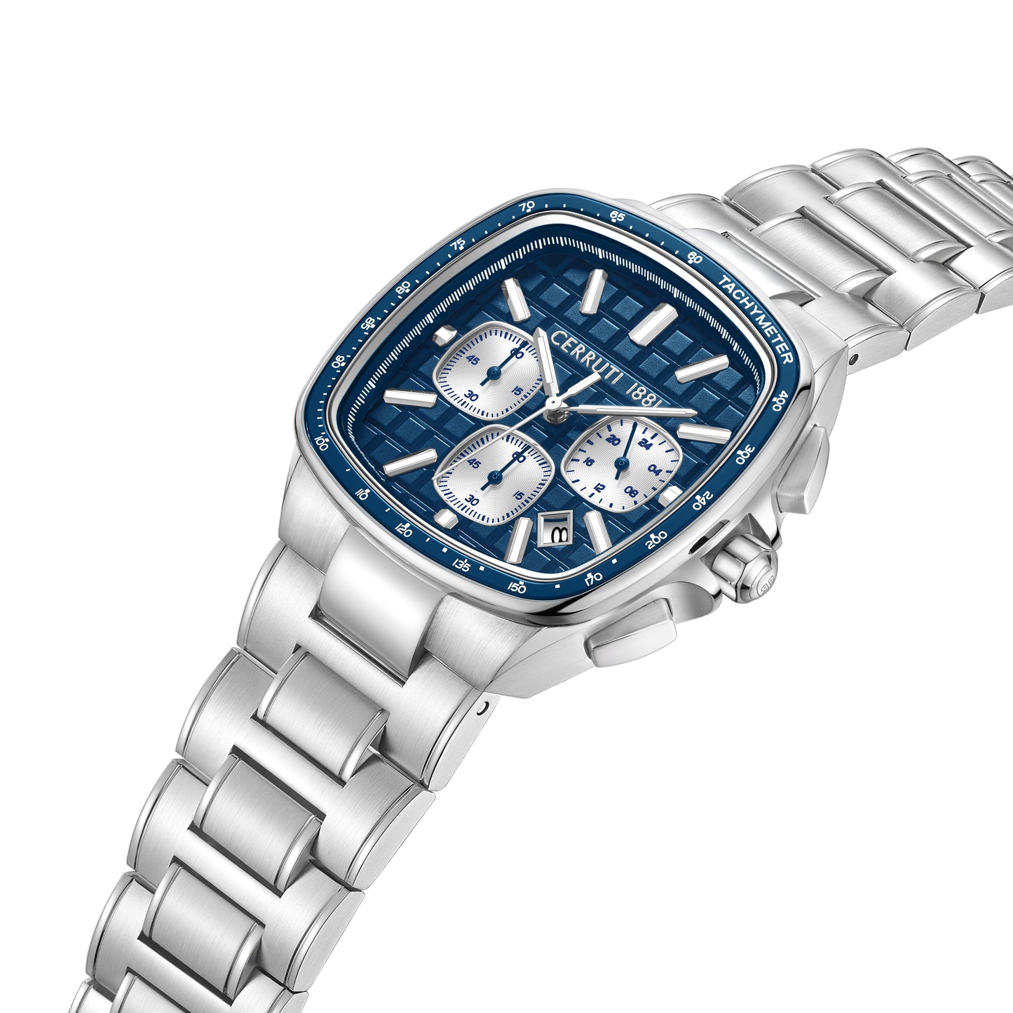 Cerruti 1881 Casale Men's Chronograph Stainless Steel Blue Dial Quartz Watch CIWGI0050003
