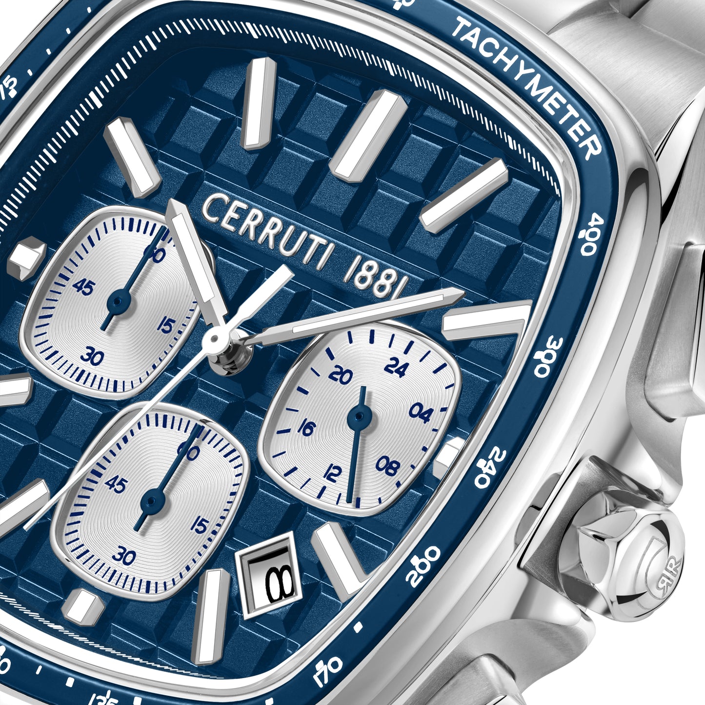 Cerruti 1881 Casale Men's Chronograph Stainless Steel Blue Dial Quartz Watch CIWGI0050003