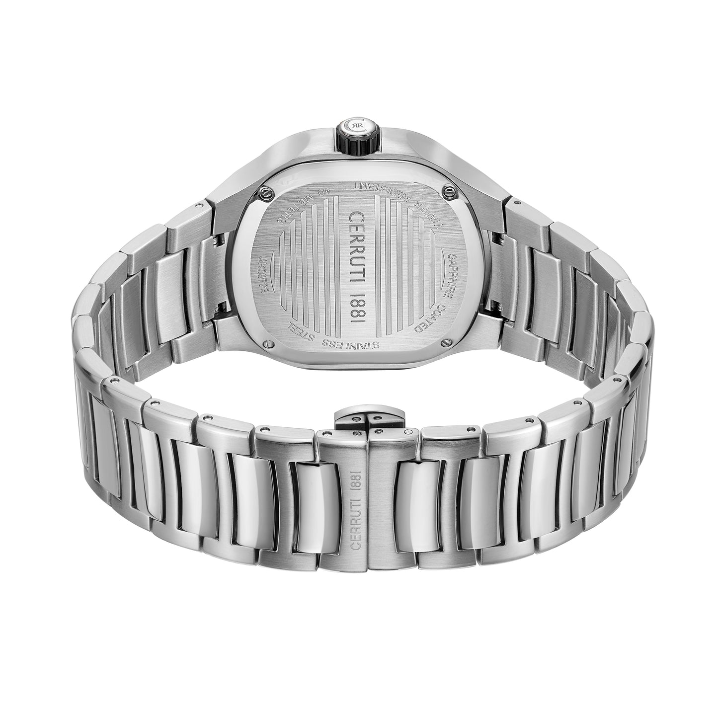 Cerruti 1881 Trento Men's Stainless Steel Skeleton Dial Quartz Watch CIWGK0072302