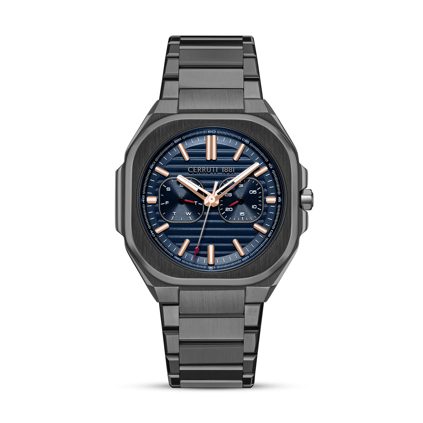 Cerruti 1881 Leadri Men's Gray Stainless Steel Quartz Multifunction Watch CIWGK0073501