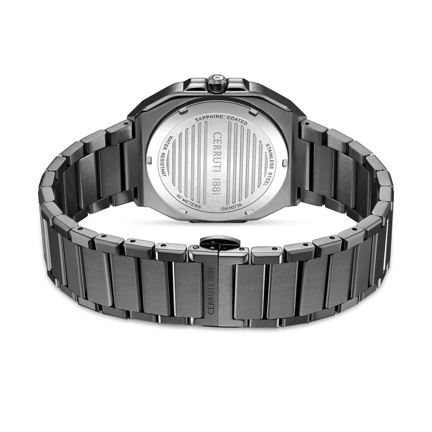 Cerruti 1881 Leadri Men's Gray Stainless Steel Quartz Multifunction Watch CIWGK0073501