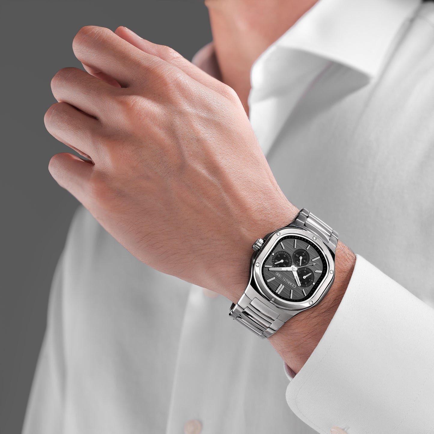 Cerruti 1881 Trento Men's Stainless Steel Quartz Multifunction Watch CIWGK0096001