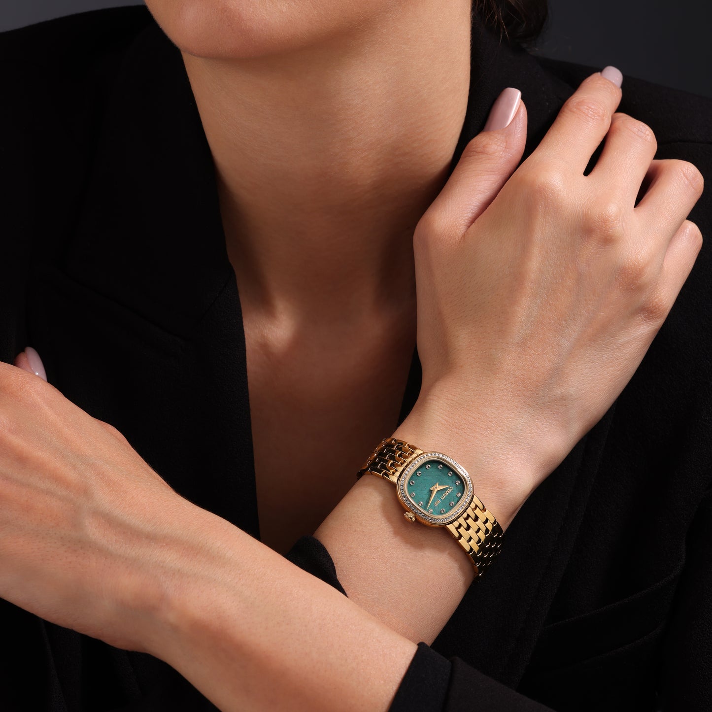 Cerruti 1881 Gresta Women's Gold-toned Steel & Green Mother of Pearl Dial Watch CIWLG0072907