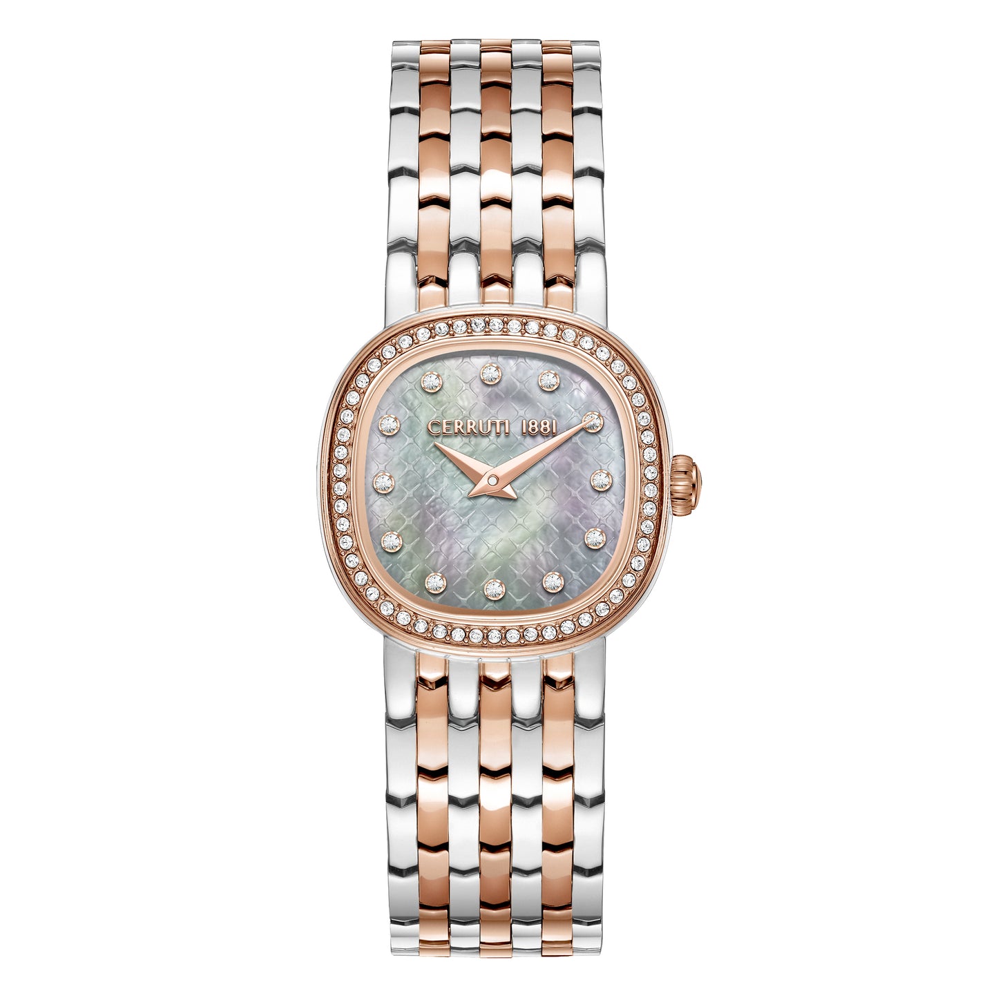 Cerruti 1881 Gresta Women's Two-tone Steel Mother of Pearl Dial Quartz Watch CIWLG0072910