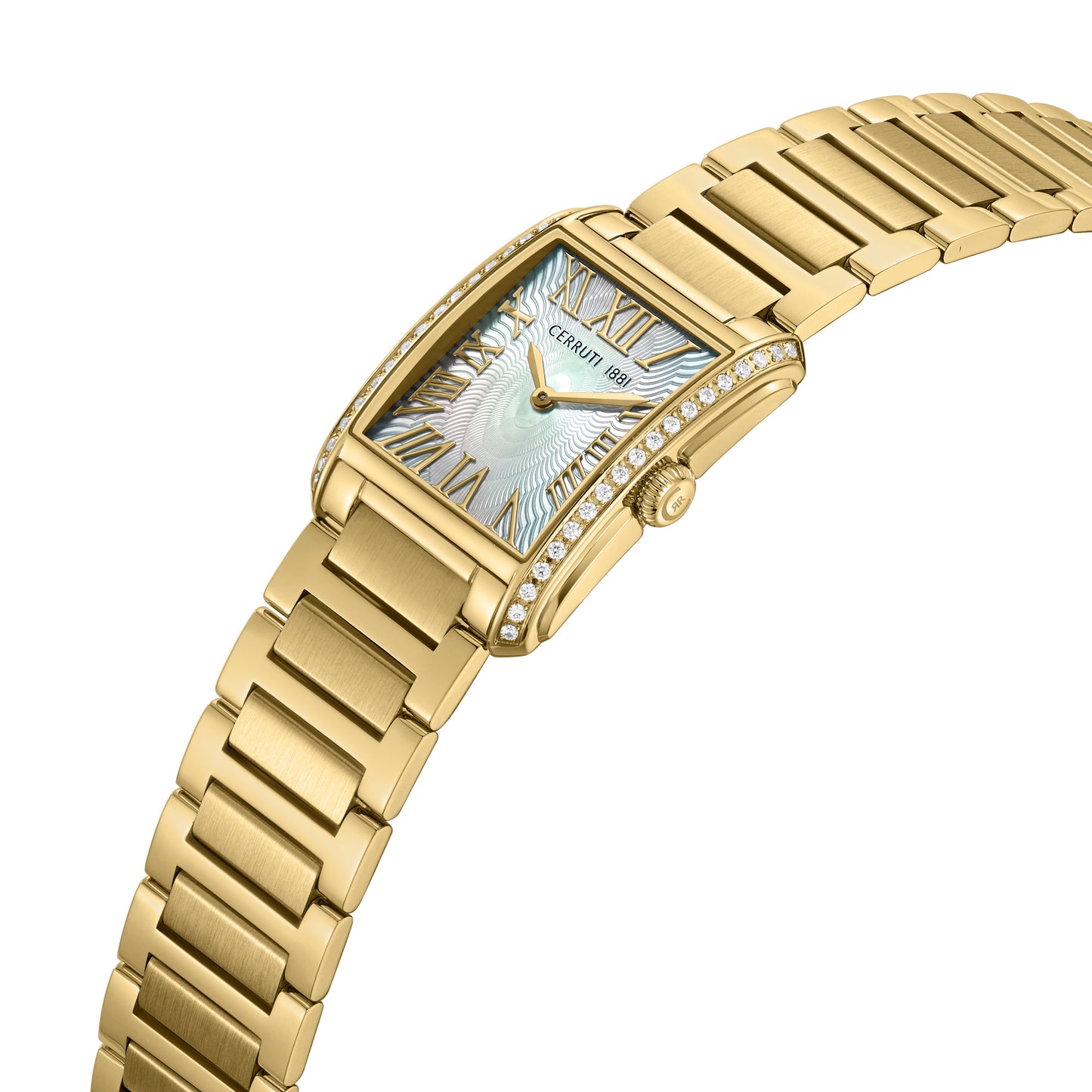 Cerruti 1881 Rendena Women's Gold Tone Steel Mother of Pearl Dial Watch CIWLG0086102