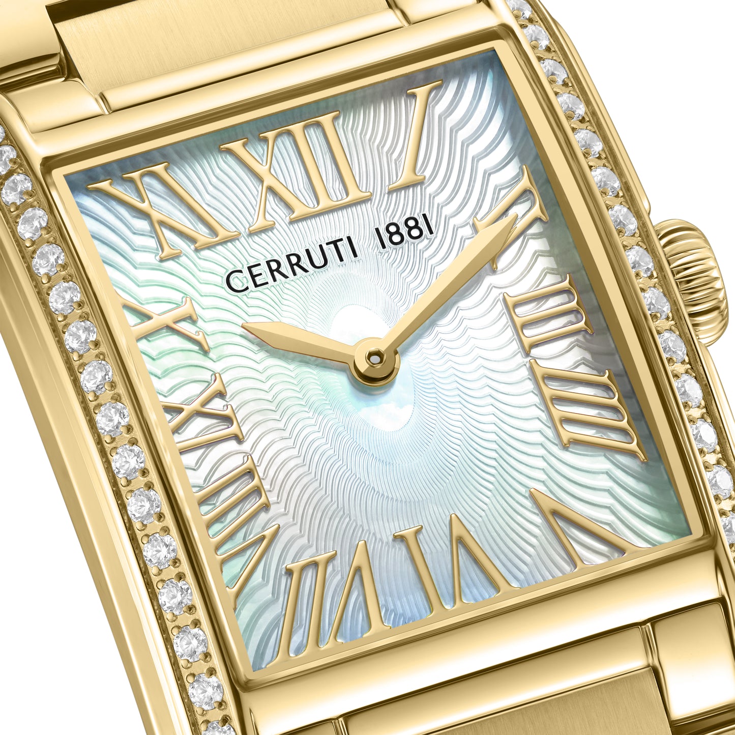 Cerruti 1881 Rendena Women's Gold Tone Steel Mother of Pearl Dial Watch CIWLG0086102