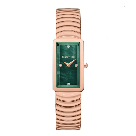 Cerruti 1881 Vallucciole Women's Rose Gold Steel Mother of Pearl Quartz Watch CIWLG0086205