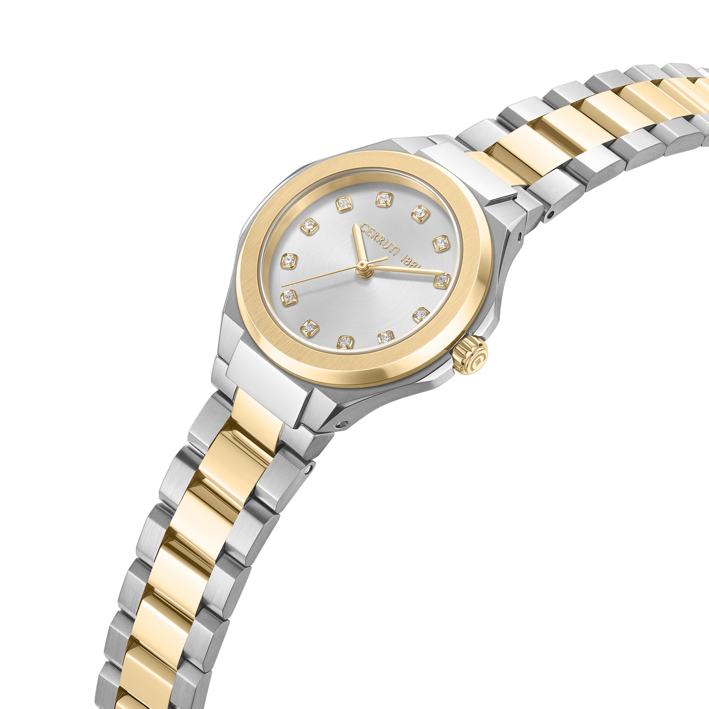 Cerruti 1881 Lucardo Women's Two-tone Stainless Steel Quartz Watch CIWLG0086402