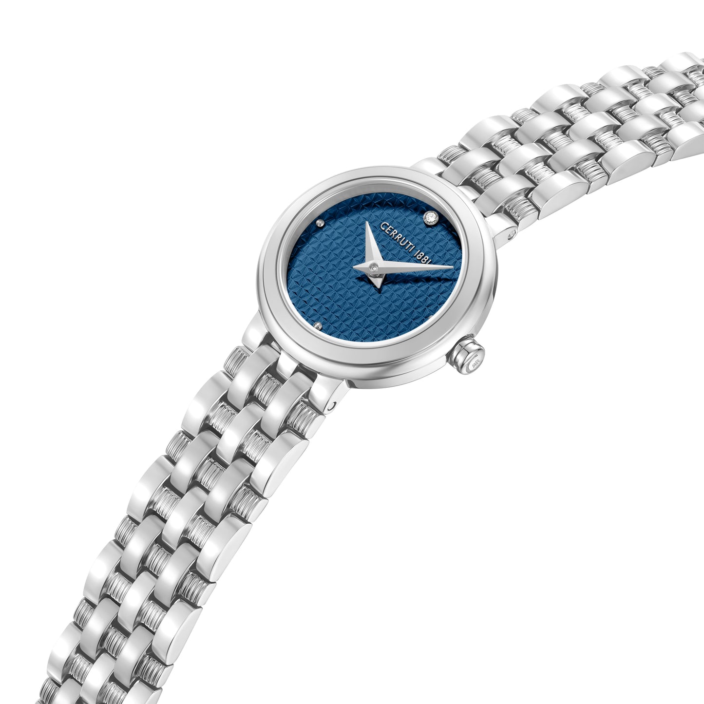 Cerruti 1881 Lusia Women's Stainless Steel Blue Dial Quartz Watch CIWLG0095701