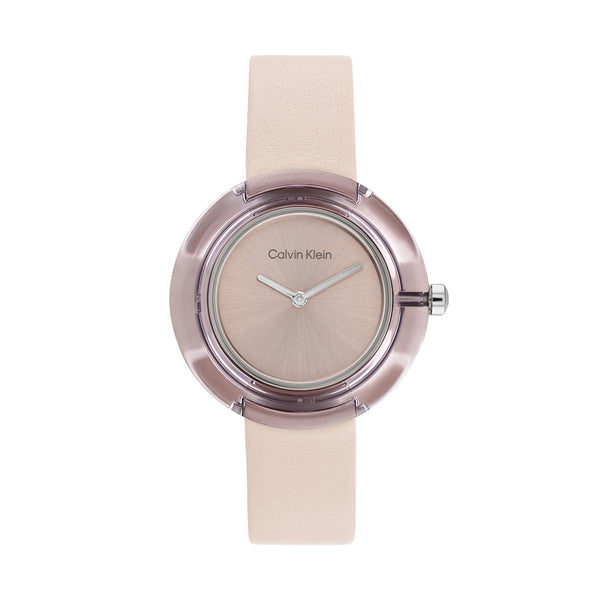 Calvin Klein 25200021 Women's Leather Watch | The Watch Store