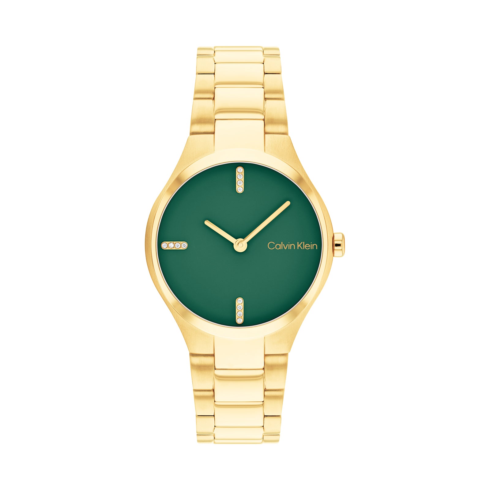 Calvin klein women's gold watch best sale