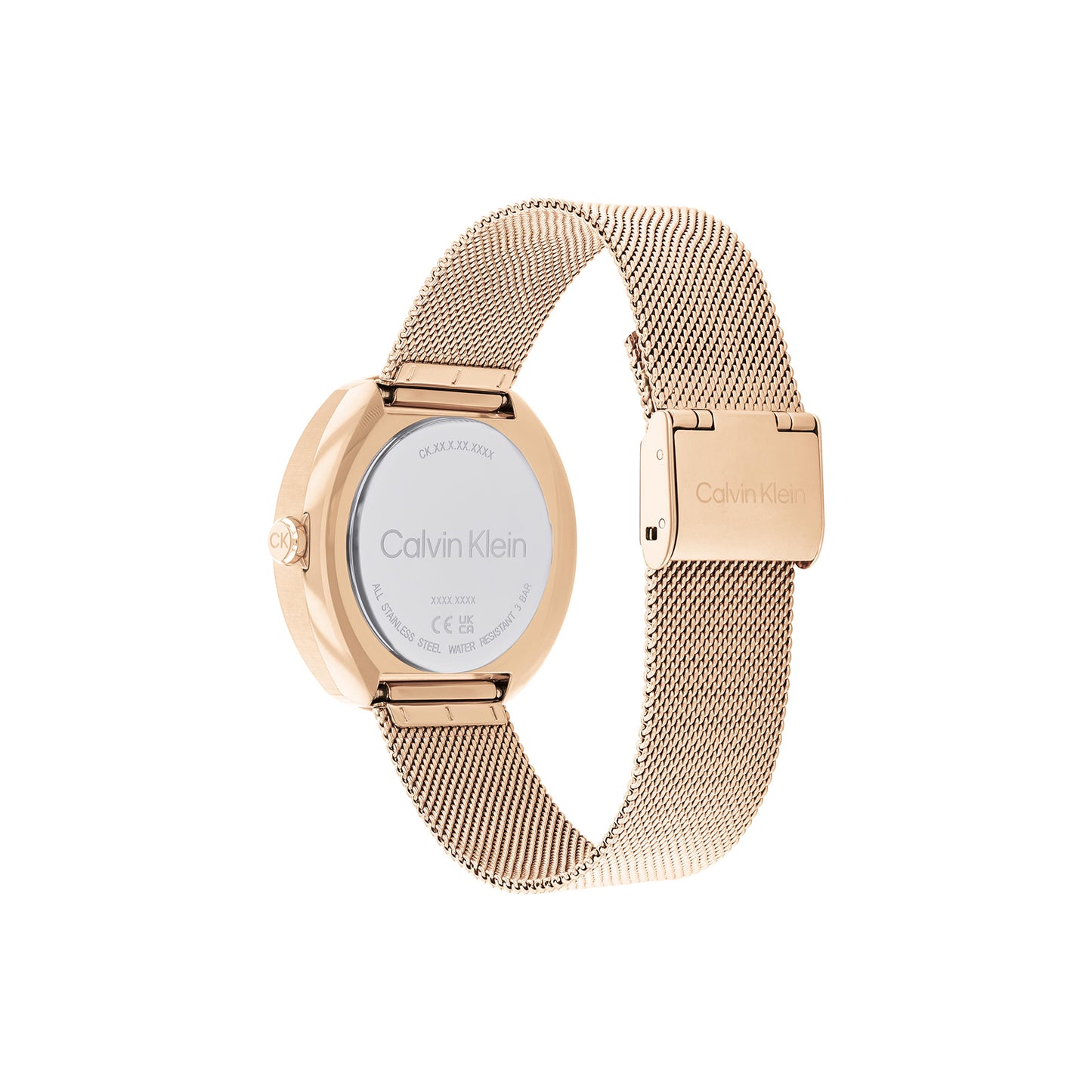 Calvin Klein 25200340 Women's Ionic Carnation Gold Plated Steel Mesh Watch