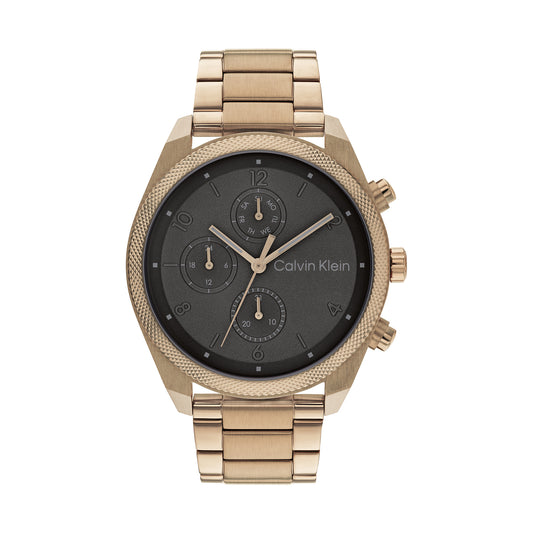 Calvin Klein 25200357 Men's Ionic Beige Gold Plated Steel Watch