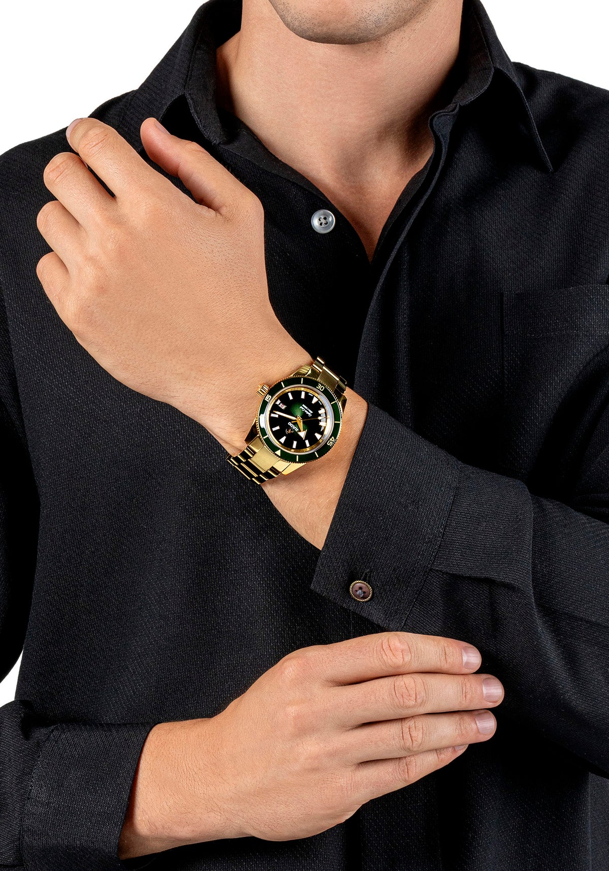Rado Captain Cook Automatic Green Dial Men's Watch R32136323