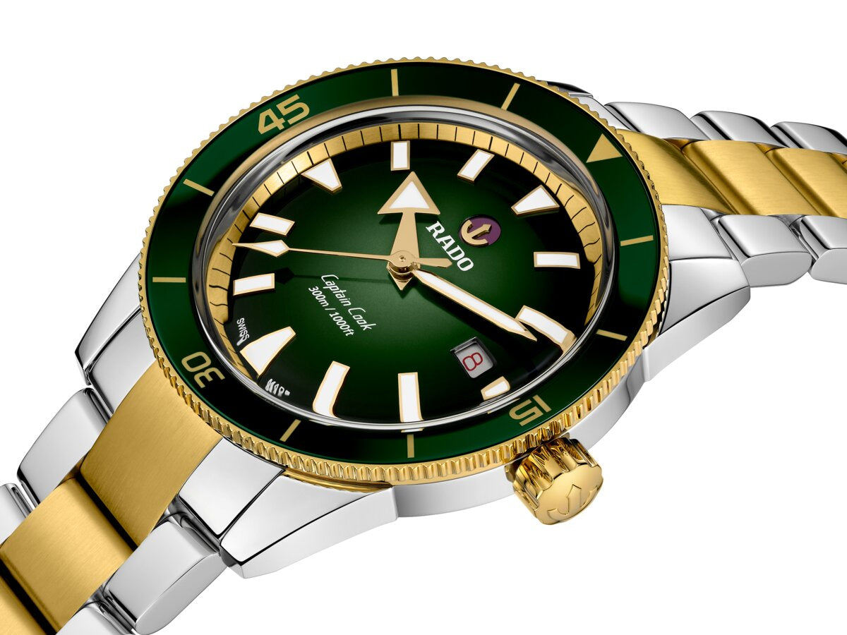 Rado Captain Cook Automatic Green Dial Men's Watch R32138303