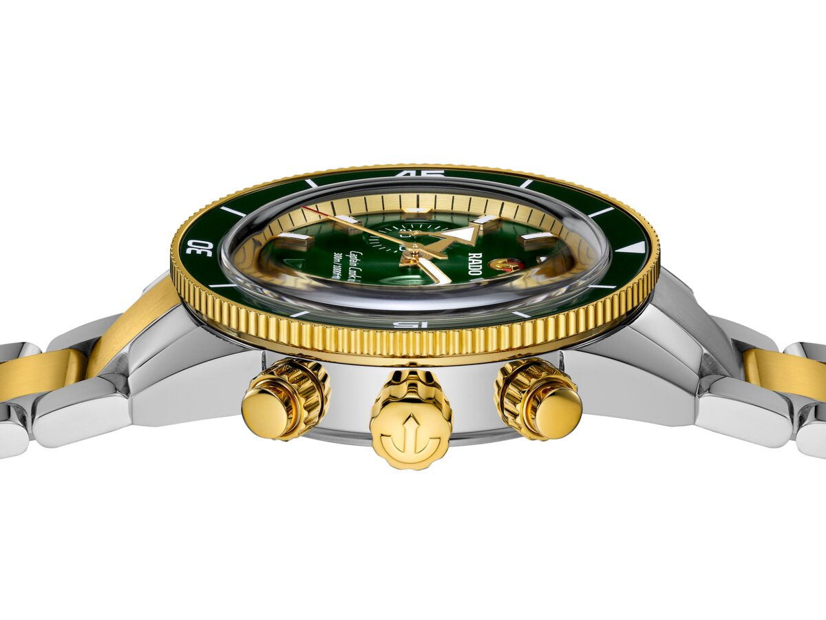 Rado Captain Cook Chronograph Automatic Green Dial Men's Watch R32151318
