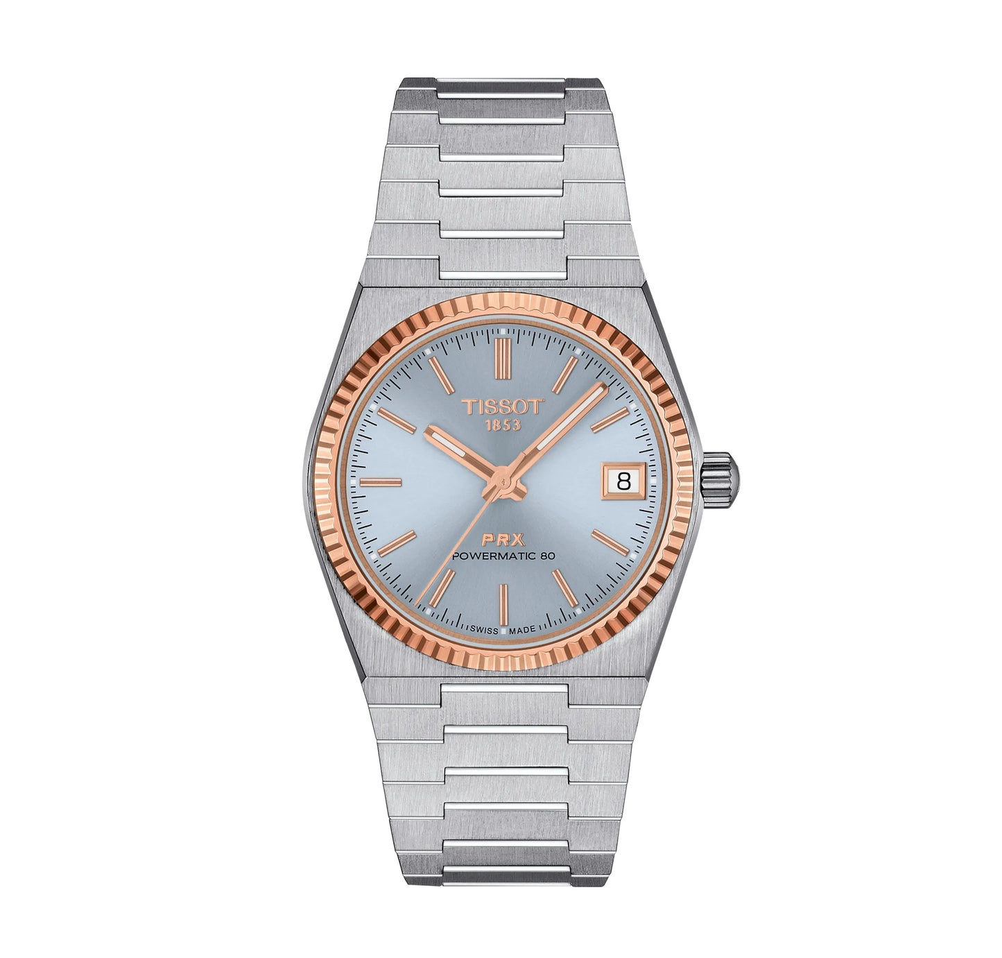 Tissot PRX 18k Rose Gold Bezel 35mm T931.207.41.351.00